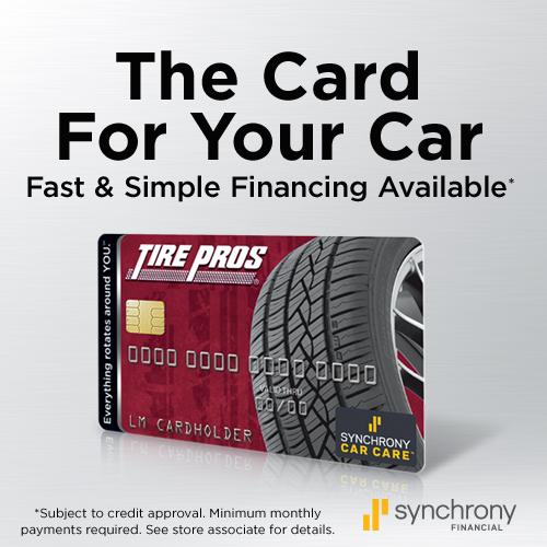 Tire Pros Credit Card Available at BJ's Tire Pros